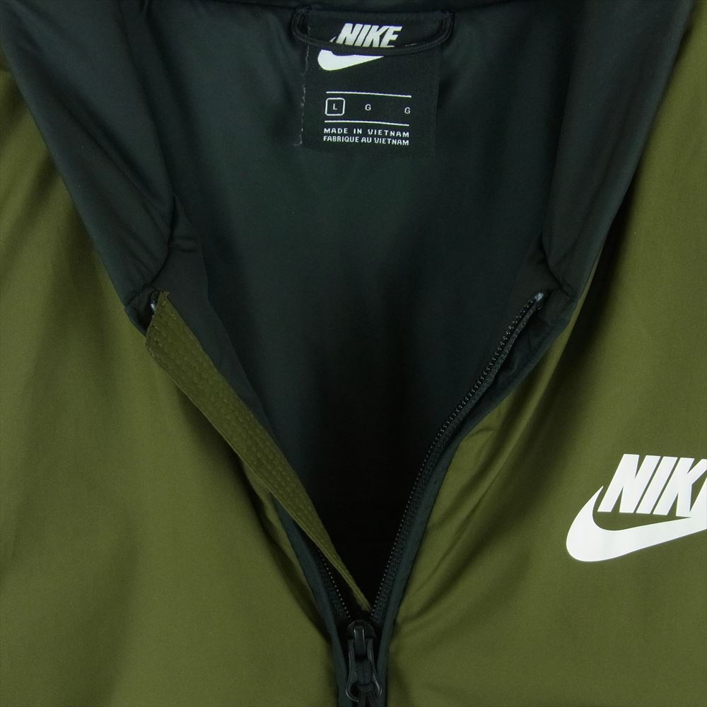 NIKE ナイキ CD9235-395 NSW SYNTHETIC FILL FZ シンセティック フィル ボンバー ジャケット カーキ系 ブラック系 L【中古】