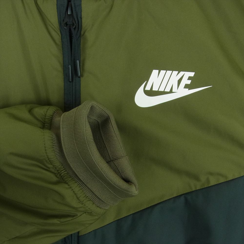 NIKE ナイキ CD9235-395 NSW SYNTHETIC FILL FZ シンセティック フィル ボンバー ジャケット カーキ系 ブラック系 L【中古】