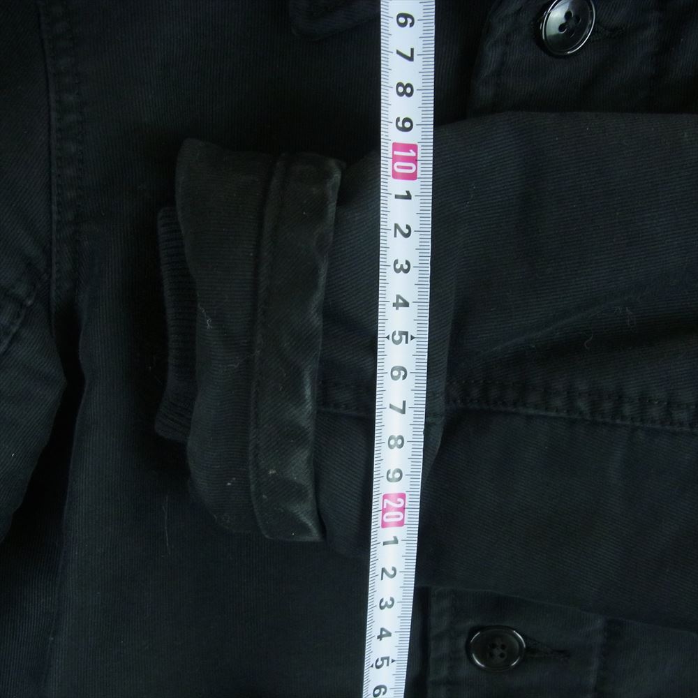 WACKO MARIA ワコマリア 12AW-ARY-13 バッグ ロゴ デッキ フライト ジャケット 日本製 ブラック系 M【中古】