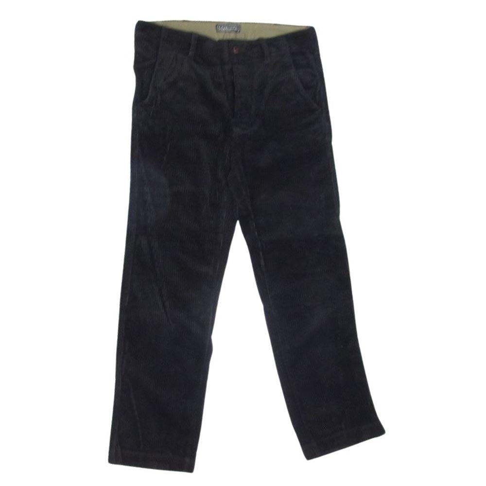LOST CONTROL ロストコントロール L17A2-3031 Corduroy Wide Pants フライボタン コーデュロイ ワイドパンツ ブラック系 2【中古】