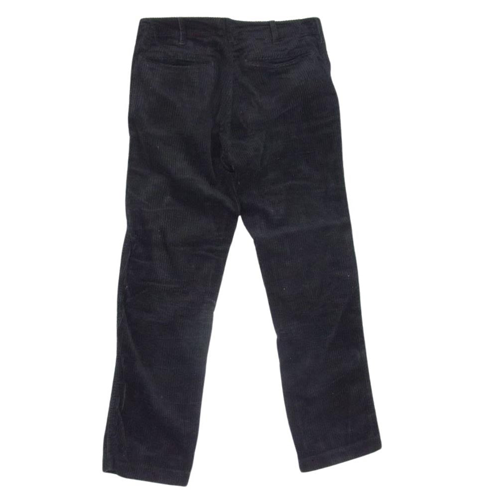 LOST CONTROL ロストコントロール L17A2-3031 Corduroy Wide Pants フライボタン コーデュロイ ワイドパンツ ブラック系 2【中古】