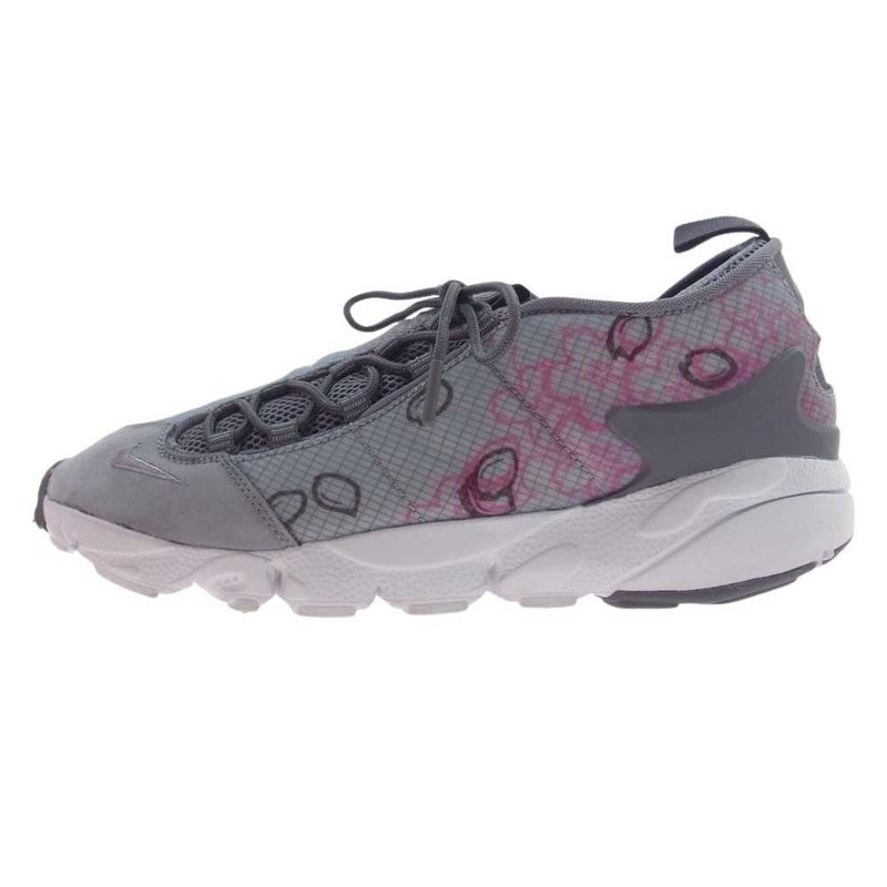 NIKE ナイキ 846786-002 AIR FOOTSCAPE NM PREM QS SAKURA エア フットスケープ 桜 コルクインソール付き スニーカー グレー系 28.5cm【中古】