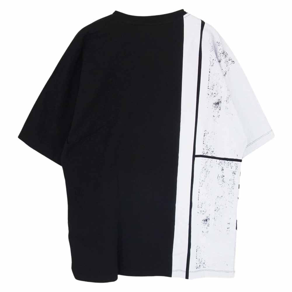 STONE ISLAND ストーンアイランド 761522387 MOSAIC TWO PRINT SHORT SLEEVE T-SHIRT ロゴプリント 半袖 Tシャツ ブラック系 L【中古】