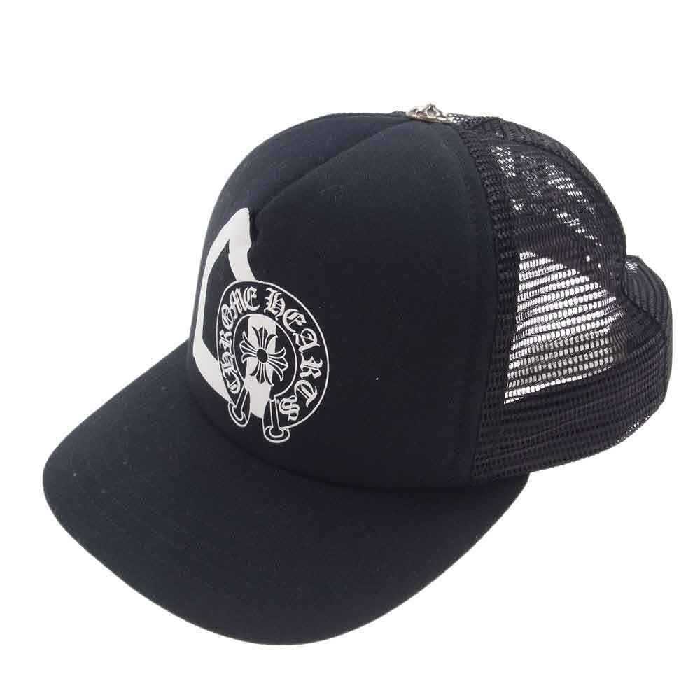 CHROME HEARTS クロムハーツ（原本無） × DOVER STREET MARKET DSMG ドーバーストリートマーケット クロスボール トラッカー メッシュ キャップ ブラック系【中古】