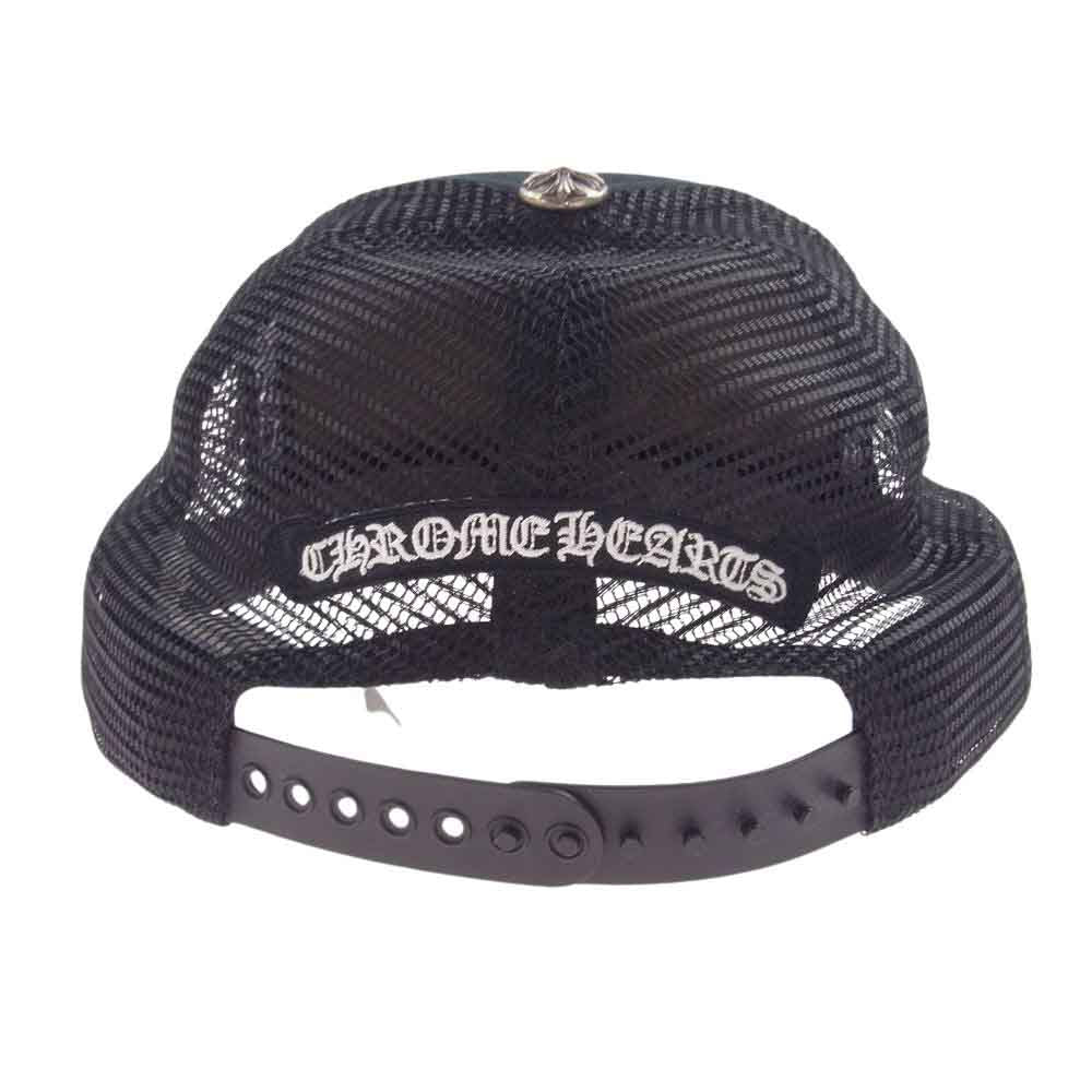 CHROME HEARTS クロムハーツ（原本無） × DOVER STREET MARKET DSMG ドーバーストリートマーケット クロスボール トラッカー メッシュ キャップ ブラック系【中古】