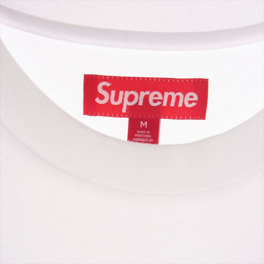 Supreme シュプリーム 24SS Small Box Tee #A スモール ボックスロゴ クルーネック 半袖 Tシャツ ホワイト系 M【極上美品】【中古】