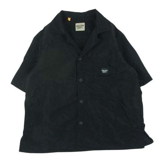 ギャラリーデプト GD Parker Shirt パーカー 半袖 シャツ アメリカ製 ブラック系 L【中古】