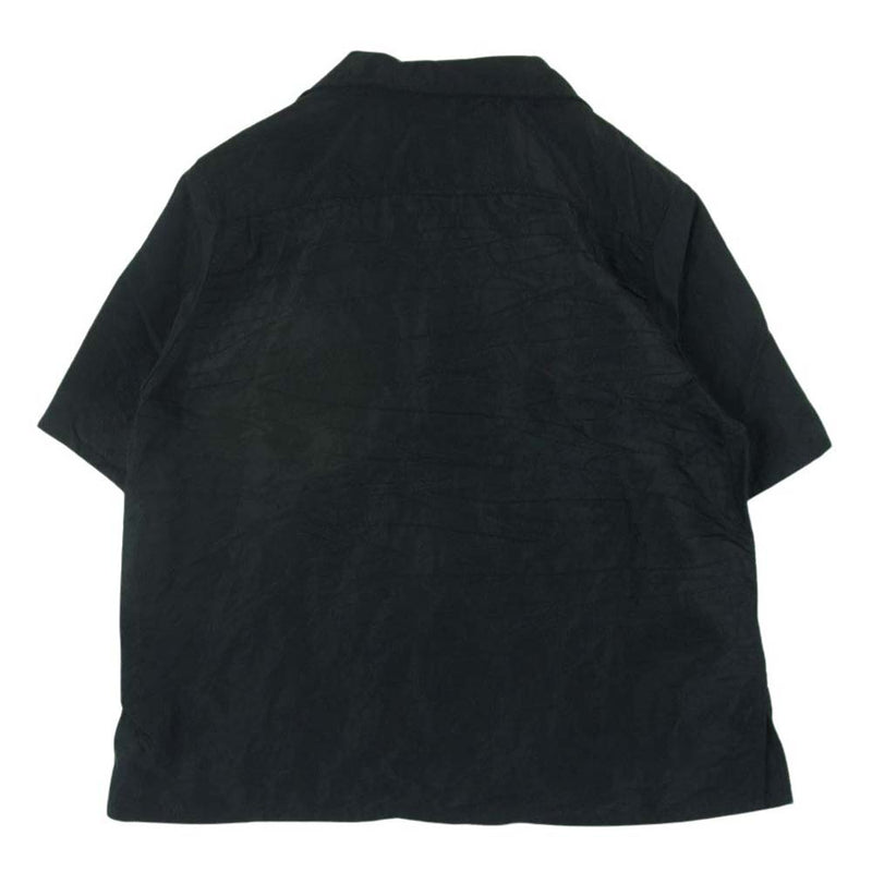 ギャラリーデプト GD Parker Shirt パーカー 半袖 シャツ アメリカ製 ブラック系 L【中古】
