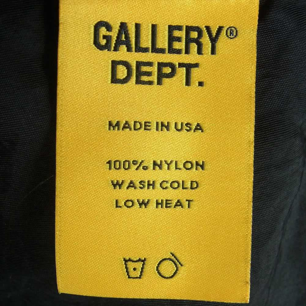 ギャラリーデプト GD Parker Shirt パーカー 半袖 シャツ アメリカ製 ブラック系 L【中古】