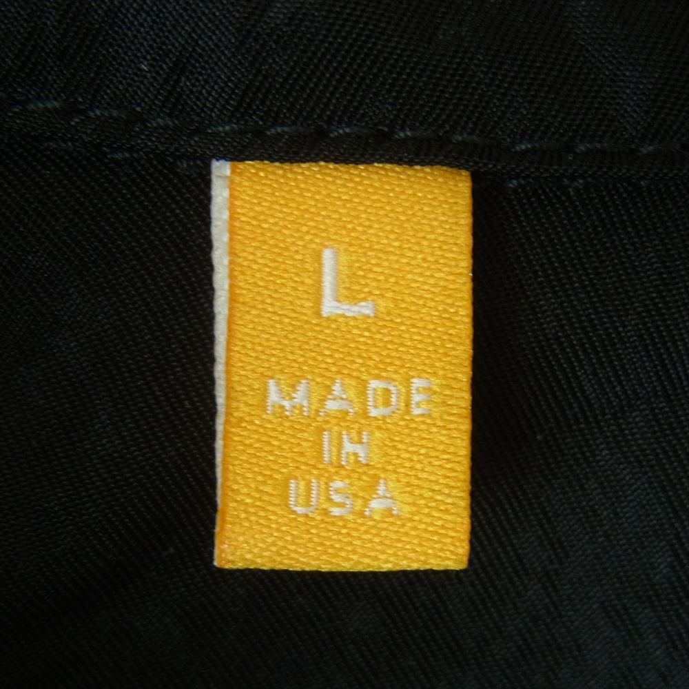 ギャラリーデプト GD Parker Shirt パーカー 半袖 シャツ アメリカ製 ブラック系 L【中古】