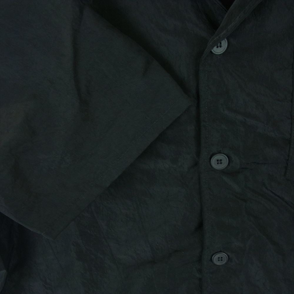 ギャラリーデプト GD Parker Shirt パーカー 半袖 シャツ アメリカ製 ブラック系 L【中古】