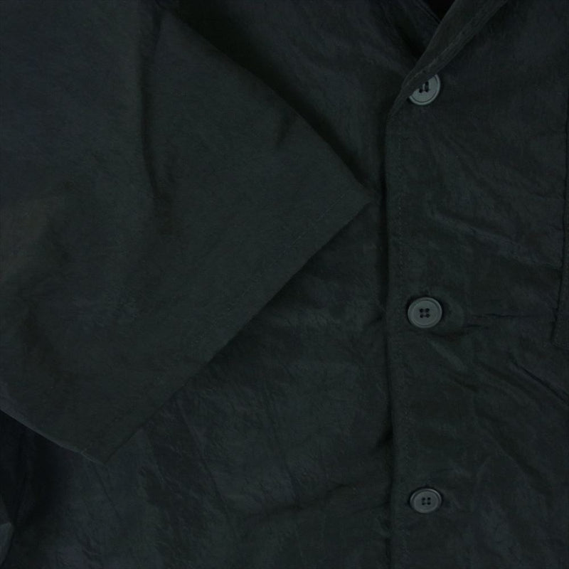 ギャラリーデプト GD Parker Shirt パーカー 半袖 シャツ アメリカ製 ブラック系 L【中古】