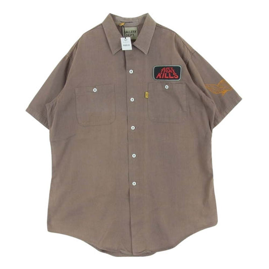 ギャラリーデプト Vintage Mechanic Shirt ヴィンテージ メカニック 半袖 シャツ MULT L【中古】
