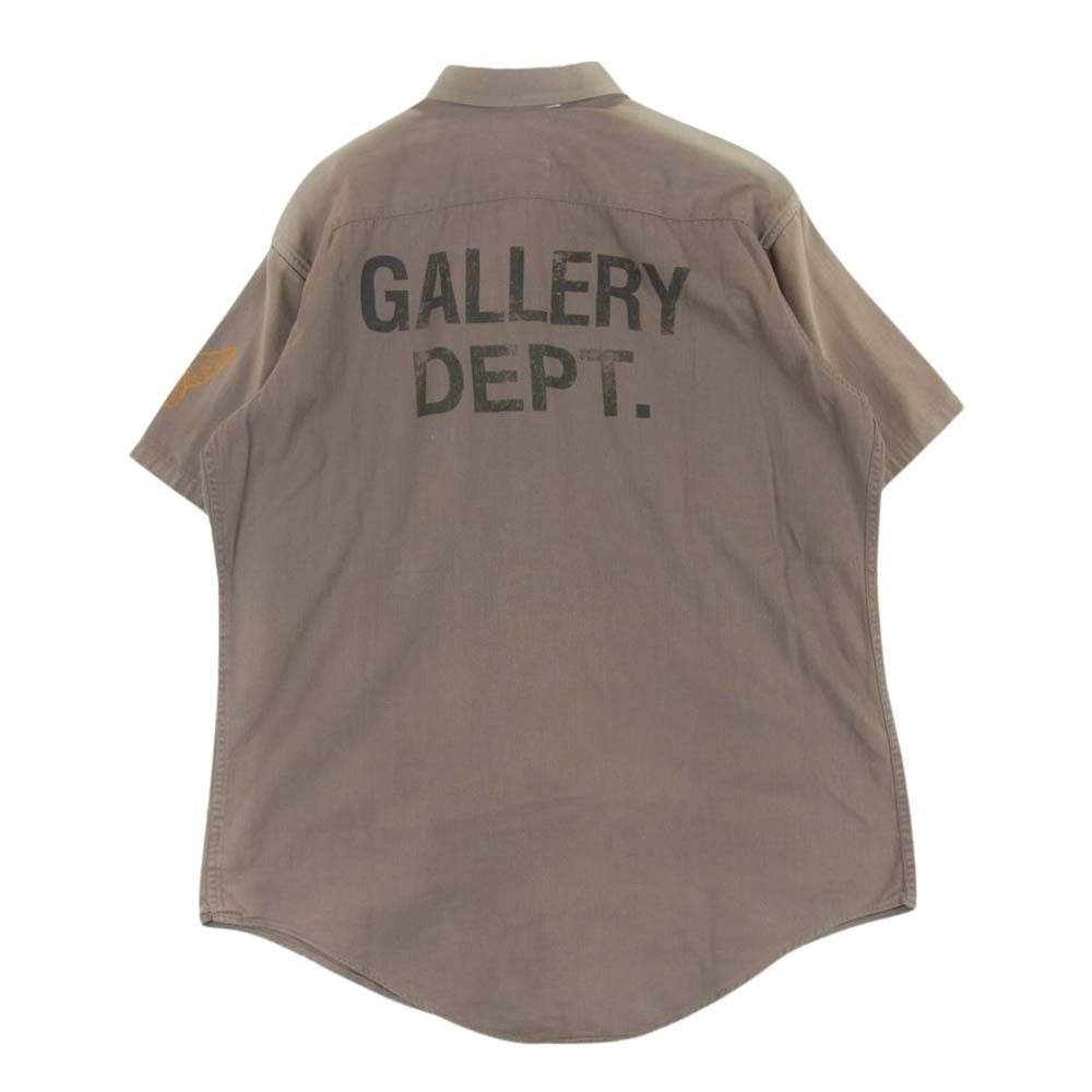 ギャラリーデプト Vintage Mechanic Shirt ヴィンテージ メカニック 半袖 シャツ MULT L【中古】
