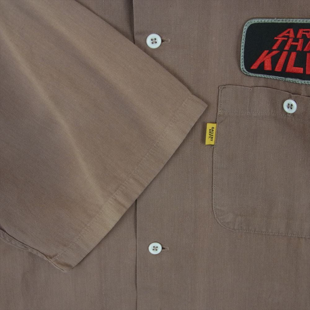 ギャラリーデプト Vintage Mechanic Shirt ヴィンテージ メカニック 半袖 シャツ MULT L【中古】