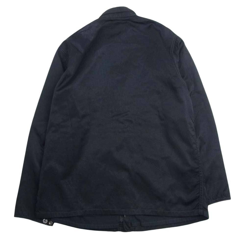 FAR EATERN ENTHUSIAST ファーイースタンエンスージアスト FE1702-JK03 日本製 CMM SATIN JACKET サテン シャツ ジャケット ブラック系 L【中古】