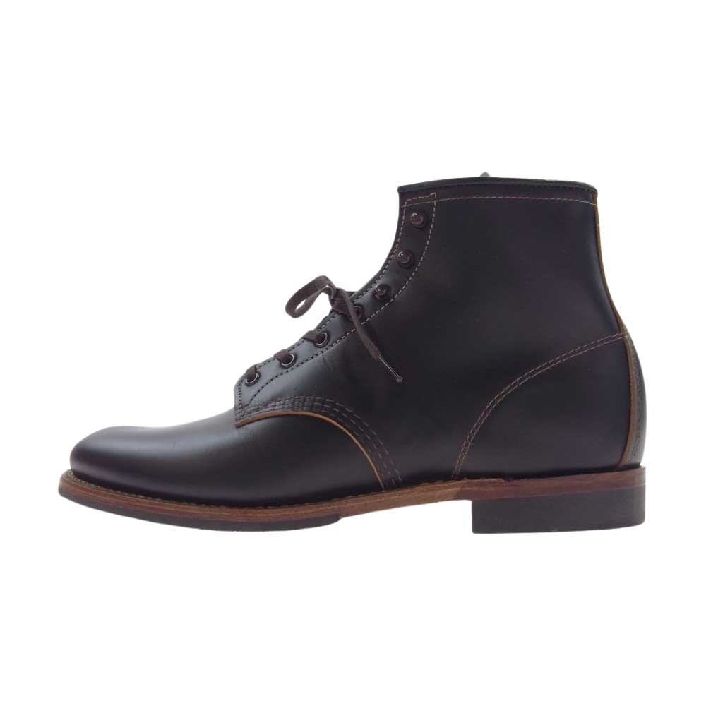 RED WING レッドウィング 9060 茶芯 BECKMAN FLATBOX ベックマン フラットボックス ワーク ブーツ ブラック系 29cm【中古】