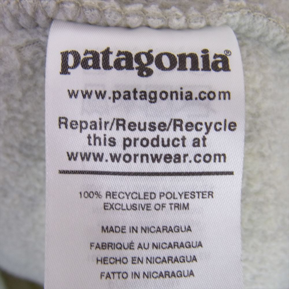 patagonia パタゴニア 20AW 20年製 Lightweight Synchilla Snap-T Pullover ライトウェイト シンチラ スナップT プルオーバー フリース ジャケット グレー系 L【中古】