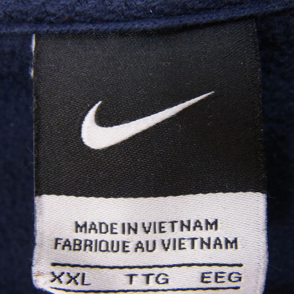 NIKE ナイキ 125375-43V HALF ZIP SWEAT ハーフジップ スウェット ネイビー系 XXL【中古】