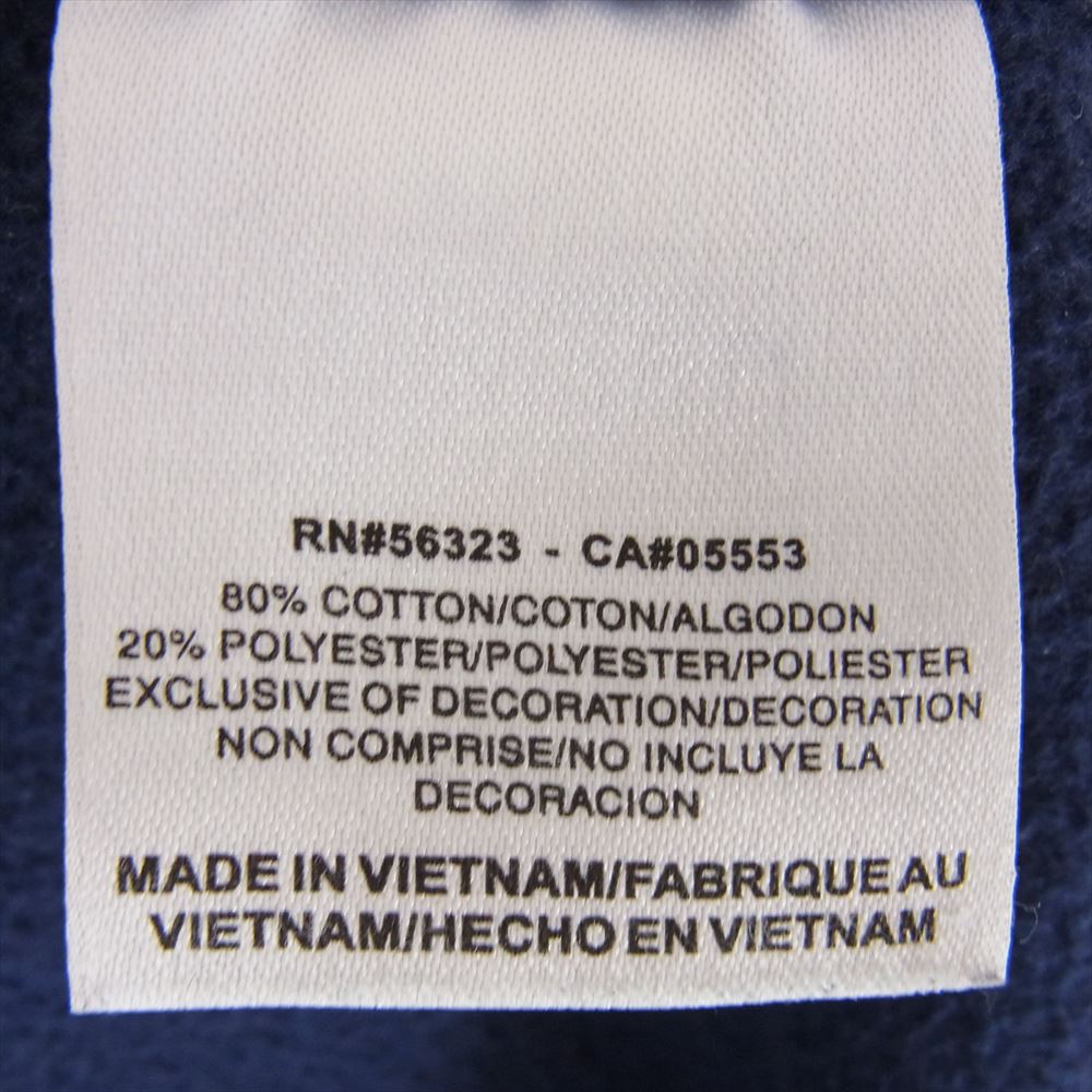 NIKE ナイキ 125375-43V HALF ZIP SWEAT ハーフジップ スウェット ネイビー系 XXL【中古】