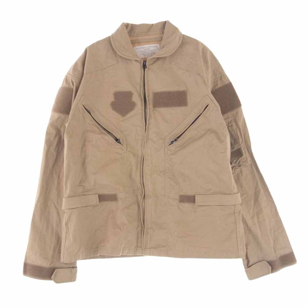 セスラー MIL-J-38183A USAF JACKET INTEMEDIATE COLD WEATHER CWU-27P アメリカ空軍 TALONジップ ラウンドカラー ミリタリージャケット ベージュ系 L【中古】