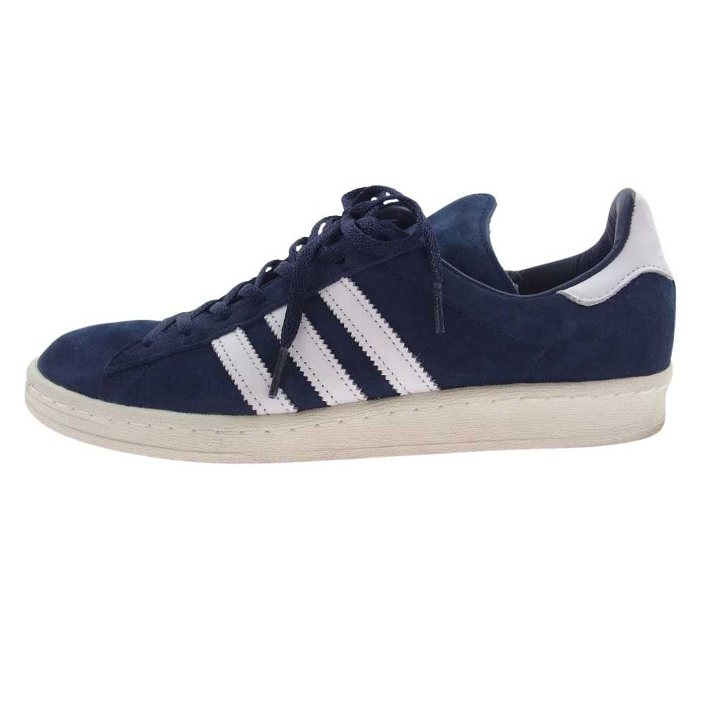 adidas アディダス FZ6153 CAMPUS 80S キャンパス スエード ローカットスニーカー ネイビー系 27cm【中古】
