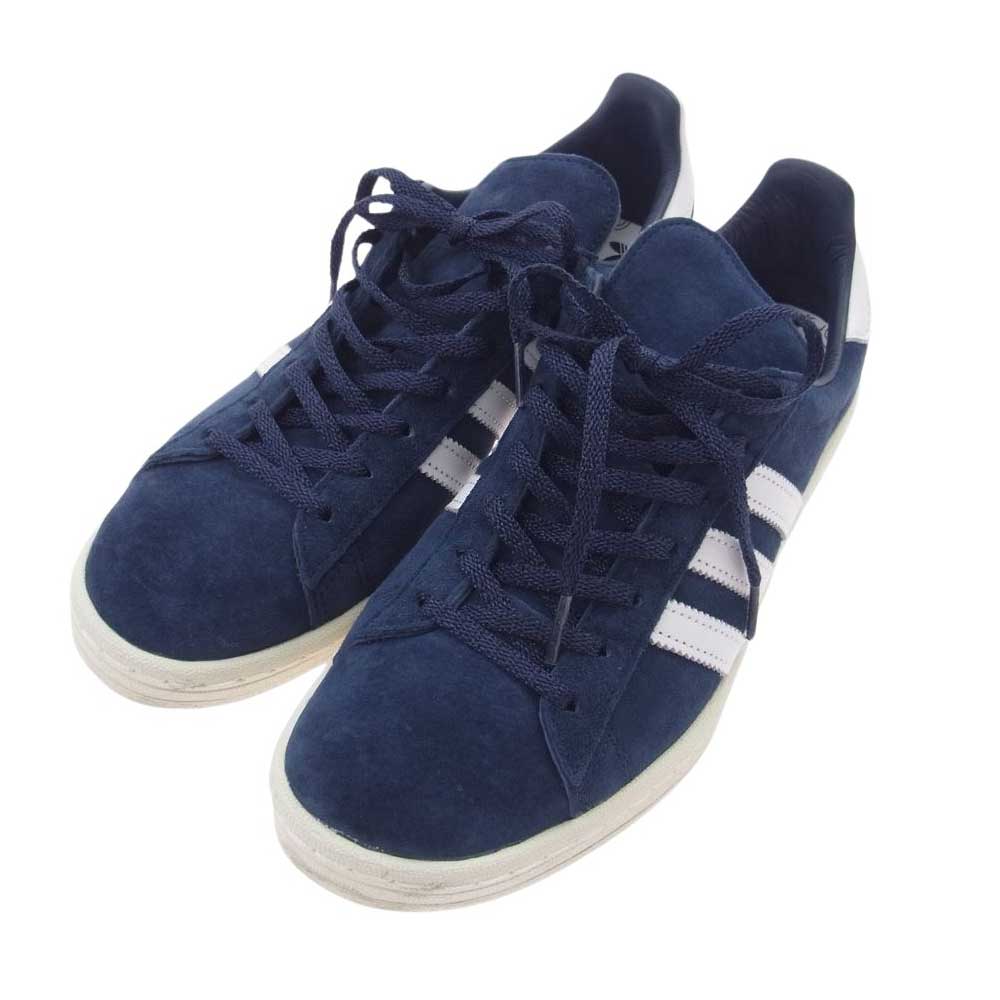 adidas アディダス FZ6153 CAMPUS 80S キャンパス スエード ローカットスニーカー ネイビー系 27cm【中古】