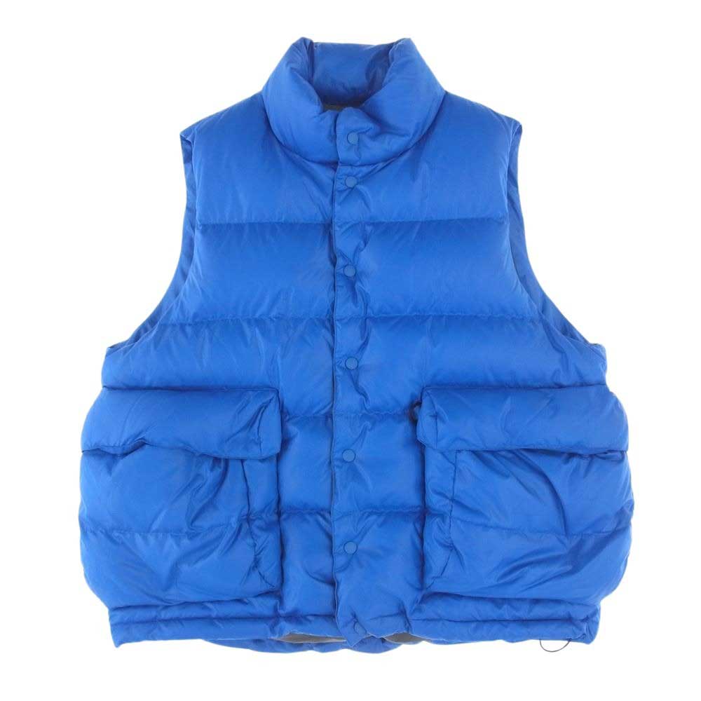 ダイワピアサーティーナイン BW-24022W TECH BACK PACKER DOWN VEST バックパッカー ダウン ベスト ブルー系 L【中古】