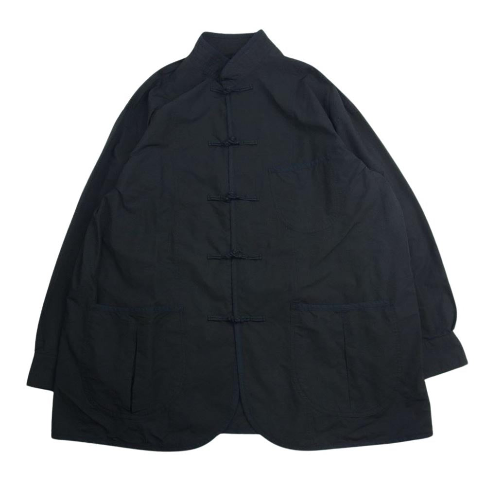 PORTER CLASSIC ポータークラシック 23AW PC-026-2442 WEATHER CHINESE COAT ウェザー チャイニーズ コート チャイナ ジャケット ブラック系 2【中古】