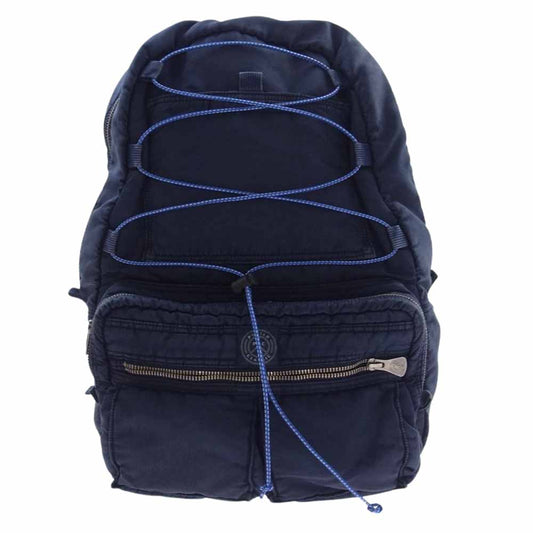 PORTER CLASSIC ポータークラシック 015-264 DAYPACK L SUPER NYLON スーパーナイロンデイパックL バックパック ネイビー系【中古】