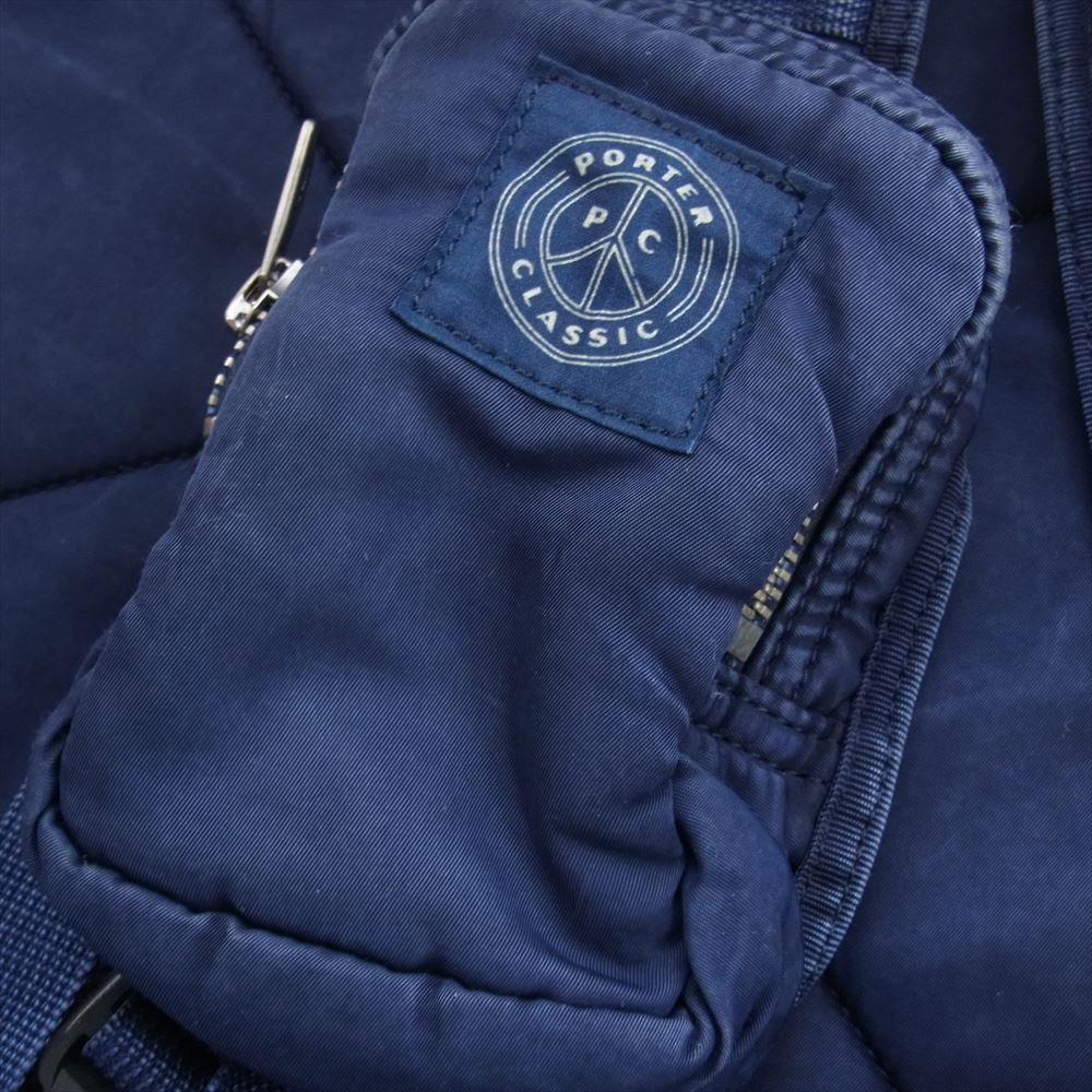 PORTER CLASSIC ポータークラシック 015-264 DAYPACK L SUPER NYLON スーパーナイロンデイパックL バックパック ネイビー系【中古】