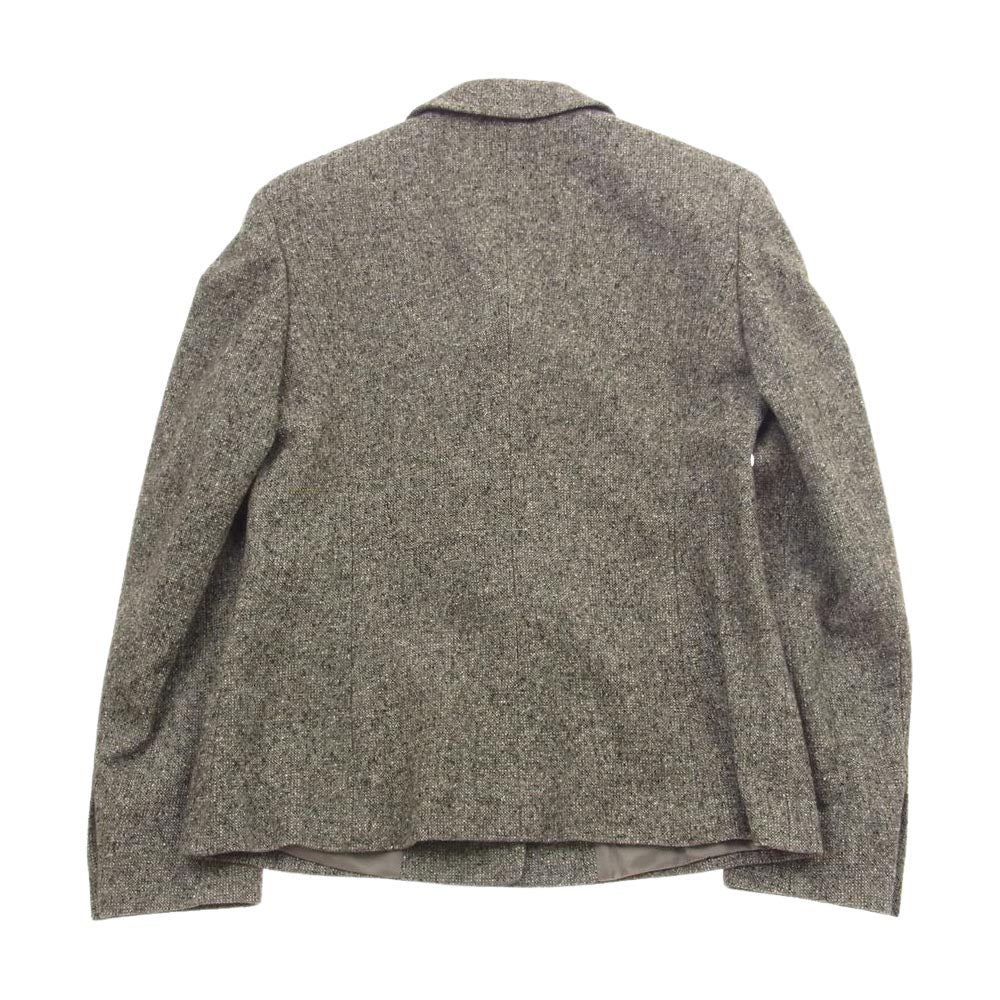 MAX MARA マックスマーラ ツイード 3B テーラードジャケット ロングスカート セットアップ スーツ グレー系 JP40【中古】