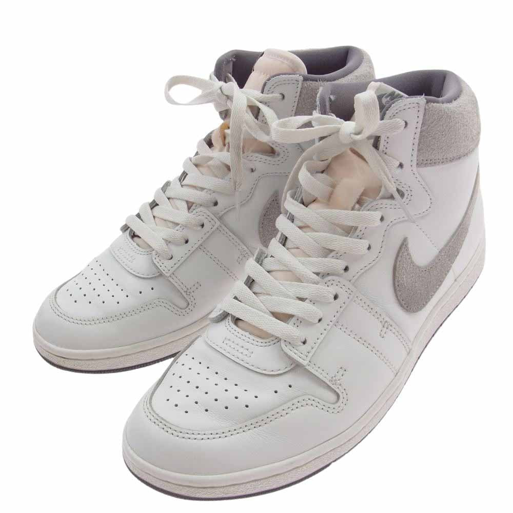 NIKE ナイキ DZ3497-100  JORDAN AIR SHIP PE SP ジョーダン エアシップ レザー ハイカット スニーカー ホワイト系 グレー系 28.5cm【中古】