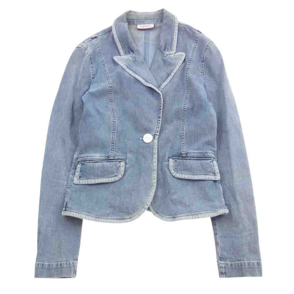 MAX MARA マックスマーラ MAX&Co. ジャケット スカート セットアップ デニム インディゴブルー系 38/40【中古】