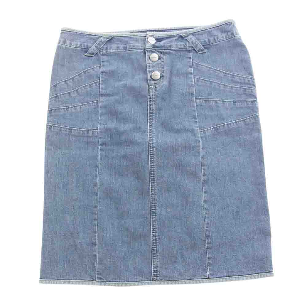 MAX MARA マックスマーラ MAX&Co. ジャケット スカート セットアップ デニム インディゴブルー系 38/40【中古】