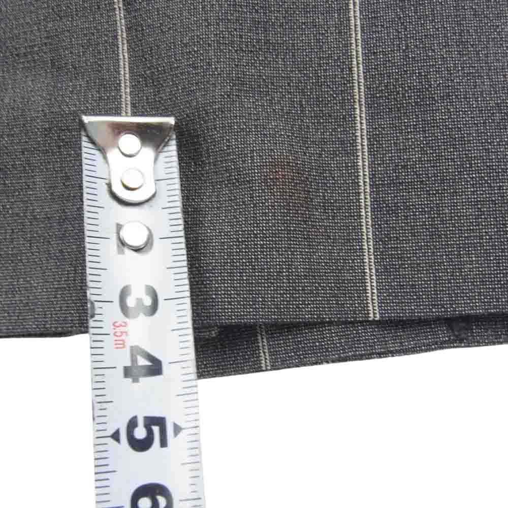 GIANFRANCO FERRE ジャンフランコ・フェレ ジャケット スカート セットアップ ストライプ ブラウン系 I:40/42【中古】