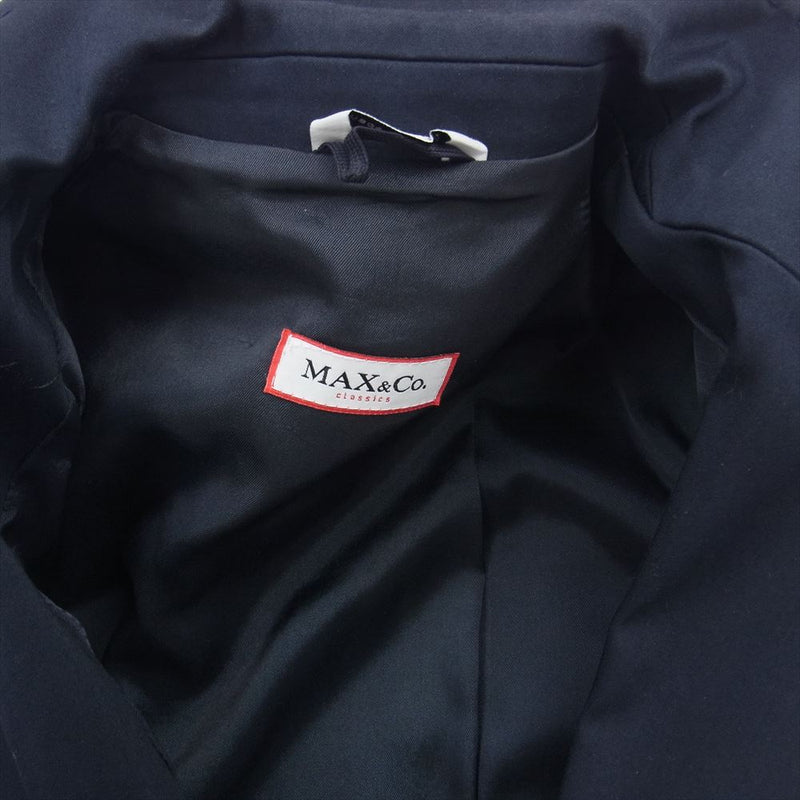 MAX MARA マックスマーラ MAX&Co. ジャケット パンツ セットアップ ネイビー ネイビー系 JP/IT:38.40【中古】