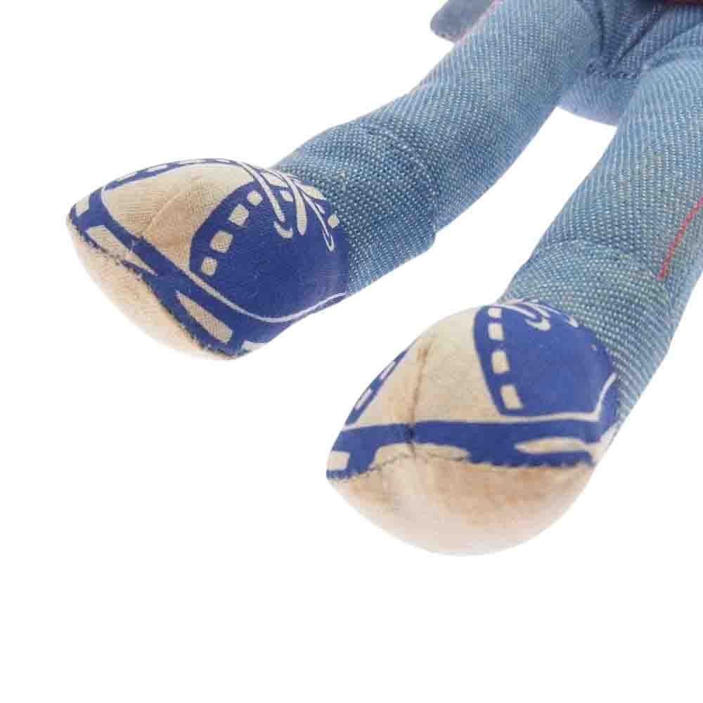 Levi's リーバイス vintage 70s Denim Rag Doll ニッカーボッカー社 ヴィンテージ デニム ラグ ドール BIG E ぬいぐるみ Sサイズ相当 ライトブルー系【中古】