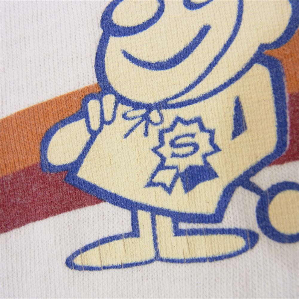 STUSSY ステューシー vintage 90s 前期 USA製 白タグ PRO-AM プリント