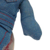 Levi's リーバイス vintage 70s Denim Rag Doll ニッカーボッカー社 ヴィンテージ デニム ラグ ドール ぬいぐるみ Sサイズ相当 箱付き ライトブルー系【中古】