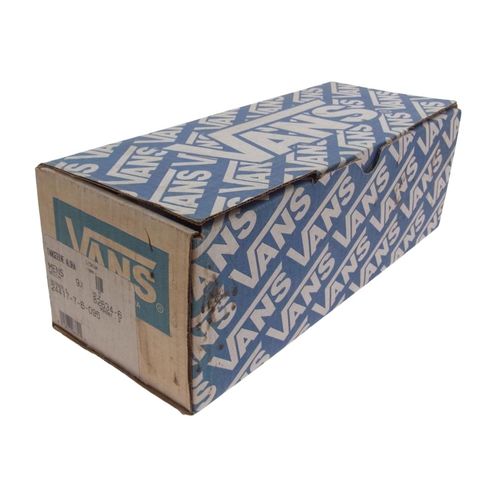 VANS バンズ VINTAGE 70s USA製 VANDOREN VANS ヴィンテージ バンズ ハイビスカス スリッポン スリップオン スニーカー オレンジ オレンジ系 US9.5【中古】