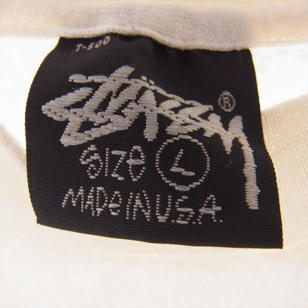 STUSSY ステューシー vintage 80s USA製 黒タグ Vespa Remixed