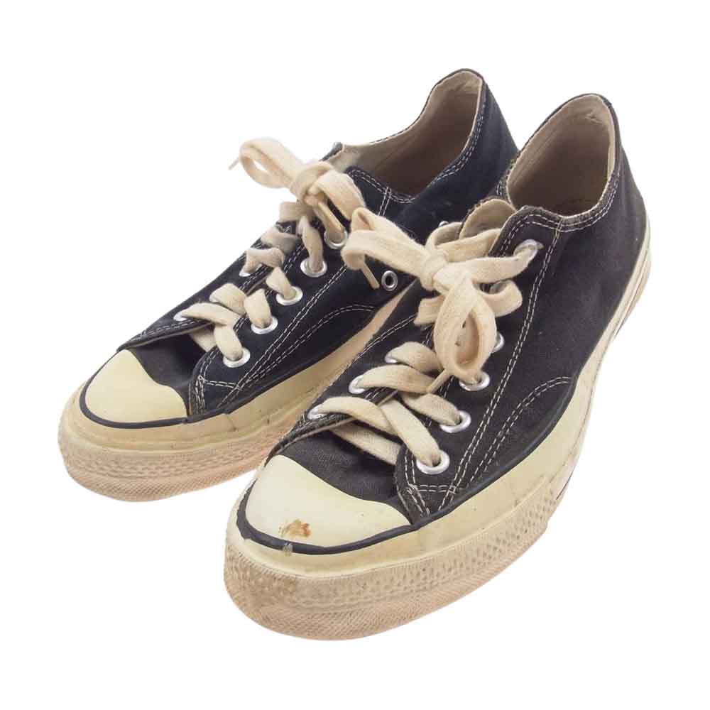 CONVERSE コンバース USA製 70s VINTAGE Chuck Taylor チャックテイラー ローカット スニーカー  ブラック系 7【中古】