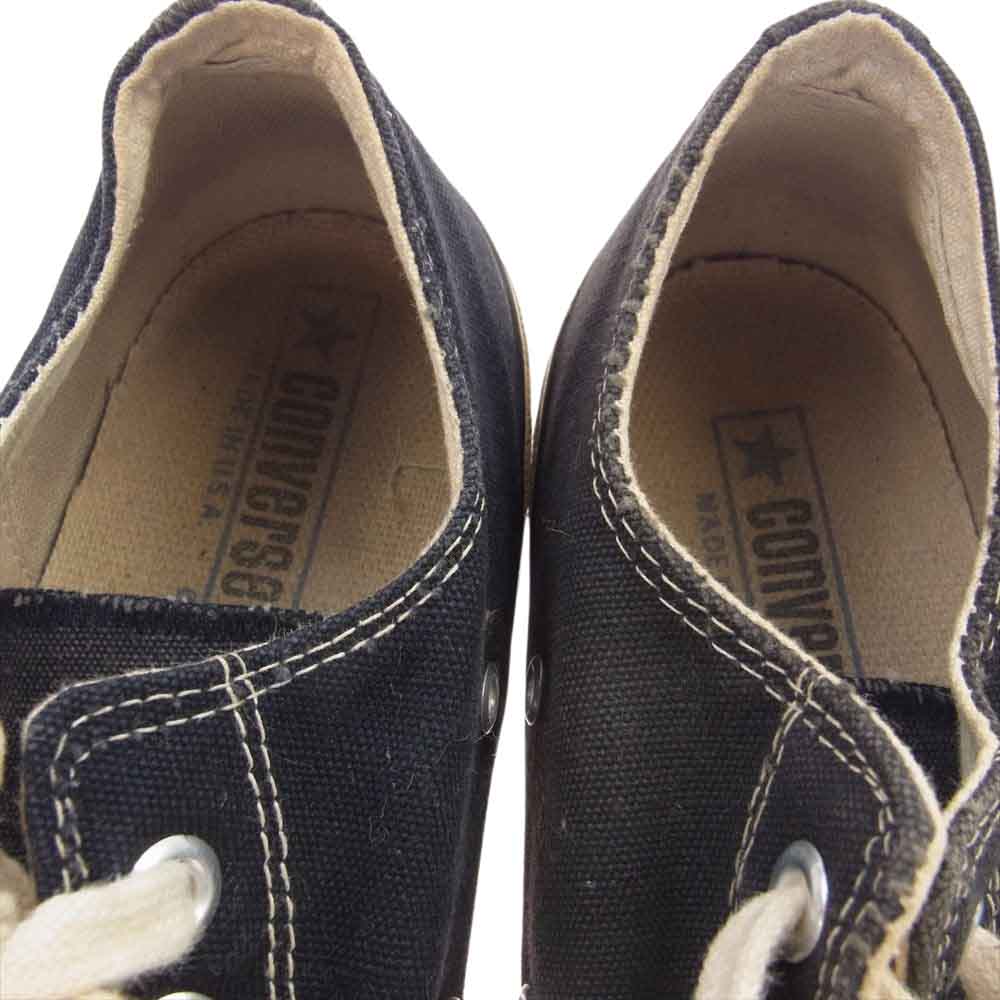 CONVERSE コンバース USA製 70s VINTAGE Chuck Taylor チャックテイラー ローカット スニーカー  ブラック系 7【中古】