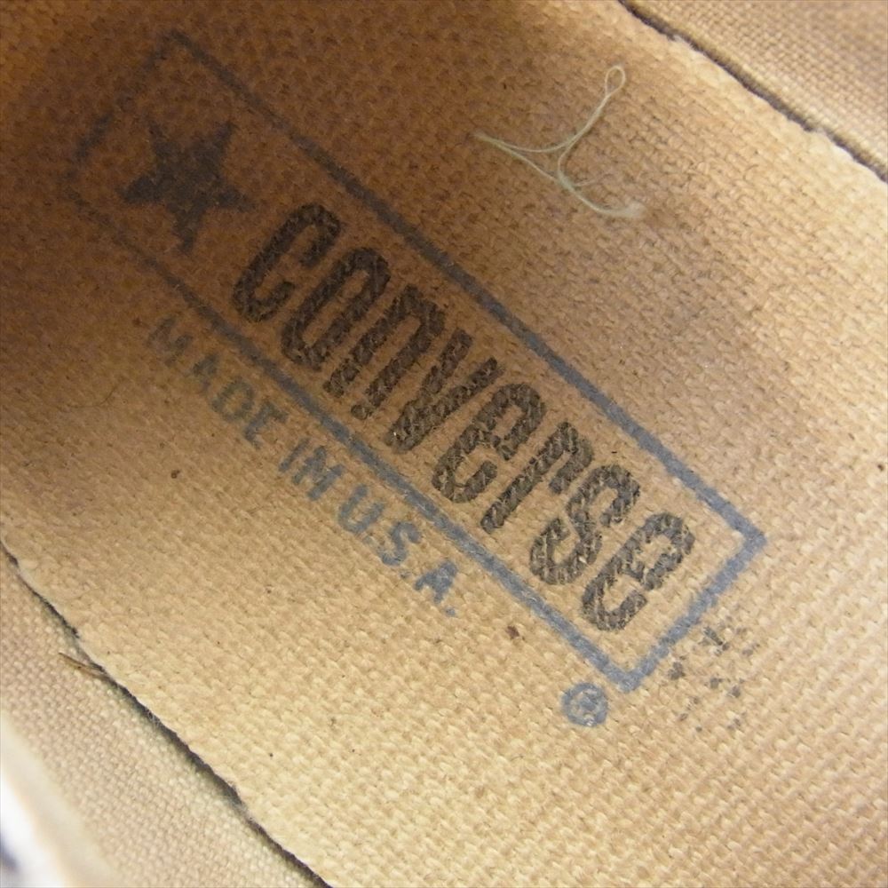 CONVERSE コンバース USA製 70s VINTAGE Chuck Taylor チャックテイラー ローカット スニーカー  ブラック系 7【中古】