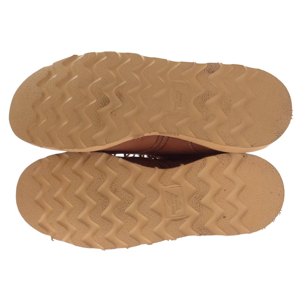 RED WING レッドウィング 875-1 デットストック USA製 アイリッシュセッター 80s~90s カンヌキ無 犬タグ モックトゥ ブーツ ライトブラウン系 9E【中古】