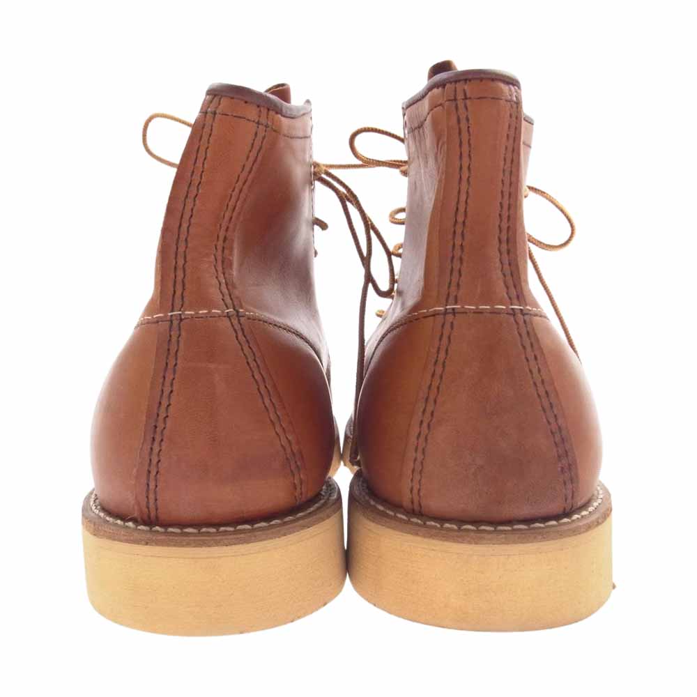 RED WING レッドウィング 875-1 デットストック USA製 アイリッシュセッター 70s~80s  カンヌキ 犬タグ モックトゥ ブーツ ブラウン系 10E【中古】