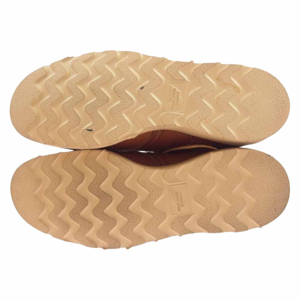 RED WING レッドウィング 875-1 デットストック USA製 アイリッシュセッター 70s~80s  カンヌキ 犬タグ モックトゥ ブーツ ブラウン系 10E【中古】