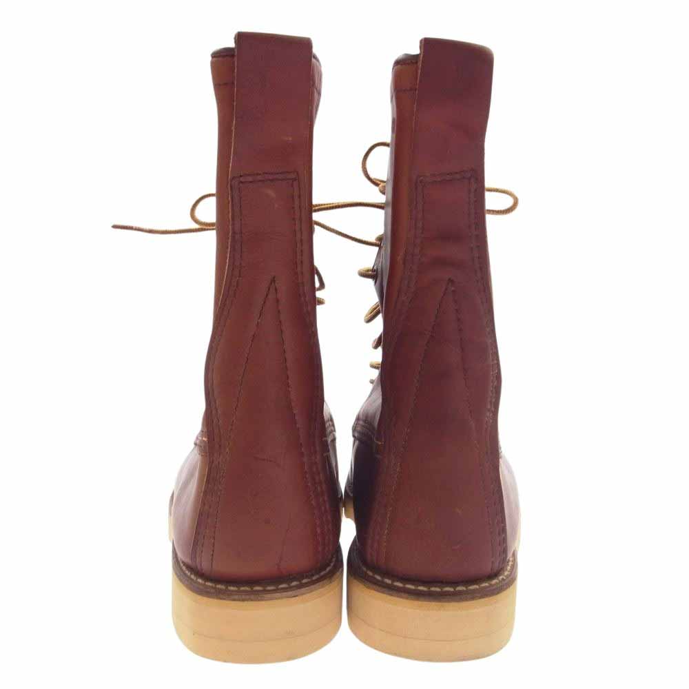 RED WING レッドウィング 877 デットストック USA製 DU-FLEX ソール 70s~80s カンヌキ 犬タグ クラシックモック ブラウン系 9D【中古】