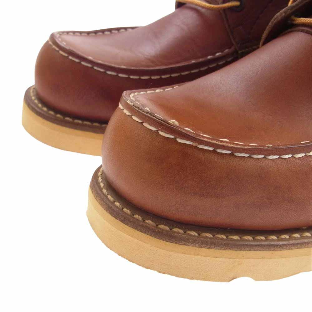 RED WING レッドウィング 877 デットストック USA製 DU-FLEX ソール 70s~80s カンヌキ 犬タグ クラシックモック ブラウン系 9D【中古】